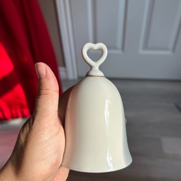 5/$25 ceramic china 25th Anniversary Floral Bell 🔔 - Picture 6 of 6